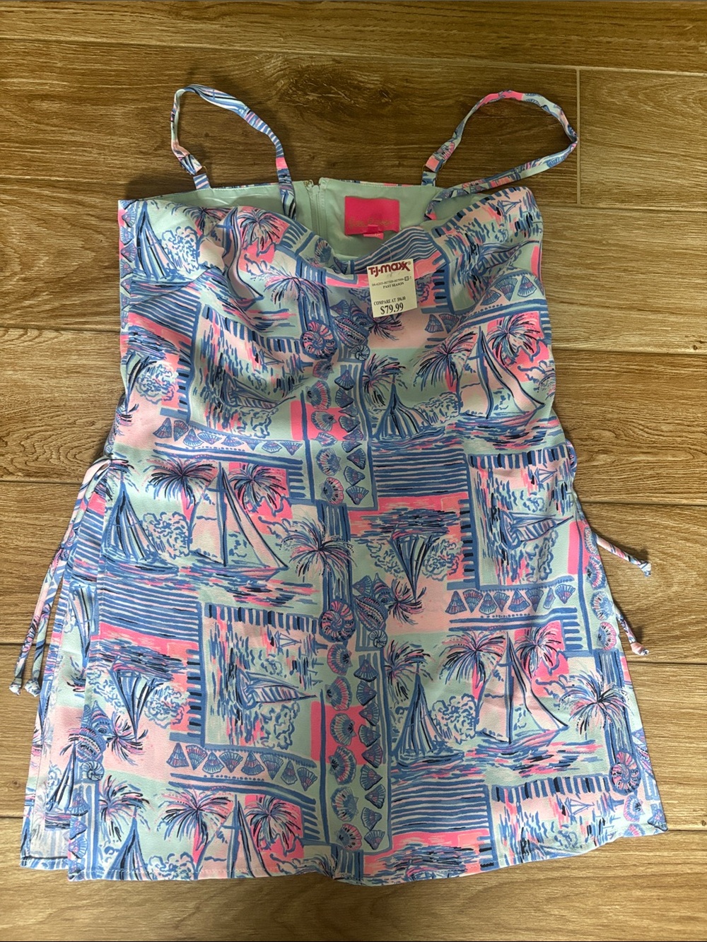 Lilly Pulitzer Women's Tropical Print Dress - Pink & Blue